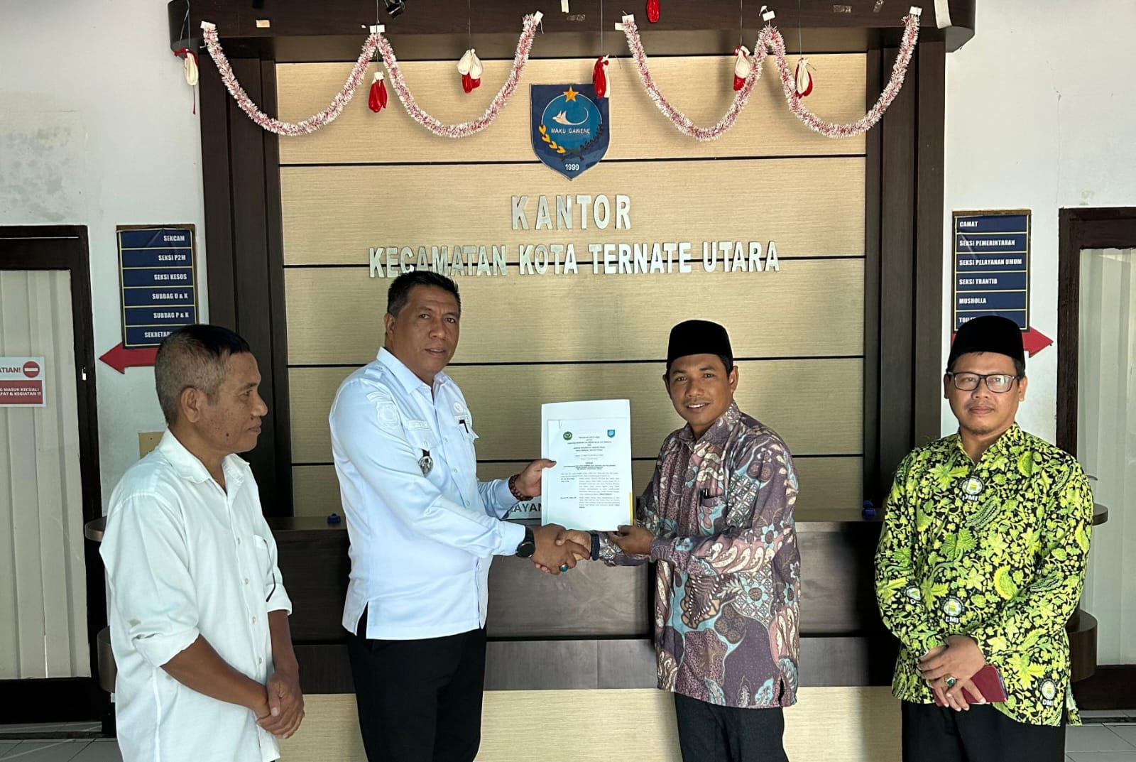 FEBI IAIN Ternate dan Pemerintah Kecamatan Ternate Utara Teken MoA, Dekan: Fokus Pengembangan SDM dan Kolaborasi Penyelanggaraan Tri Dharma Perguruan Tinggi