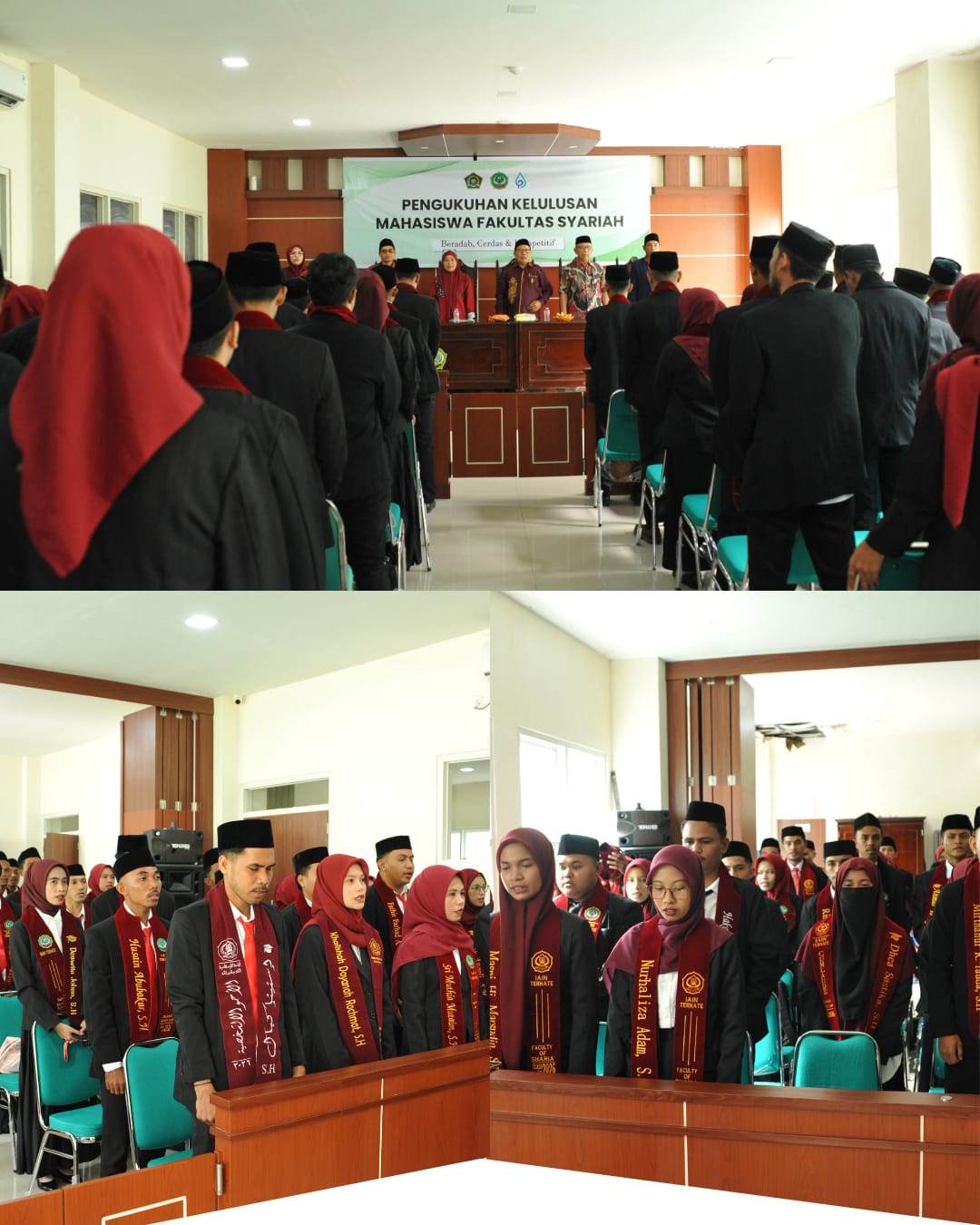 Kukuhkan Lulusan Semester Genap: Dekan FASYA IAIN Ternate Amanatkan Tanggung Jawab Moral dan Integritas di Ruang Publik